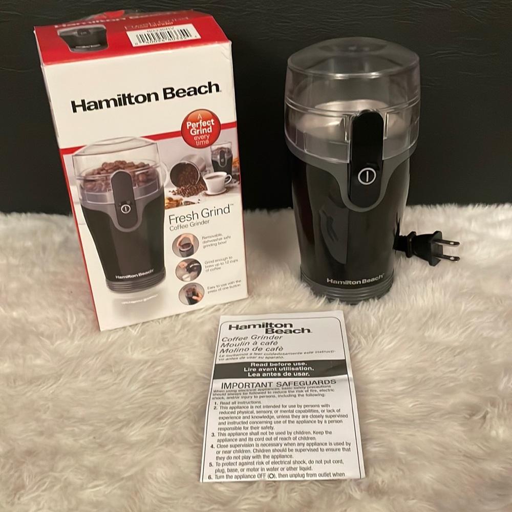 Hamilton Beach Fresh Grind Coffee Bean Grinder